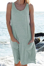 Kyrene | luchtige strandjurk elegant midi casual