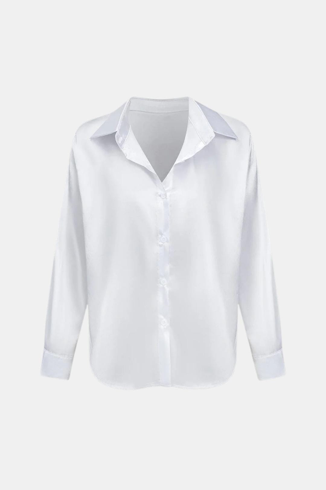 Lexie | Elegant blouse dames top satijn strik