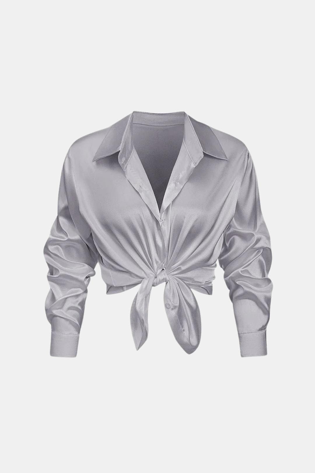 Lexie | Elegant blouse dames top satijn strik