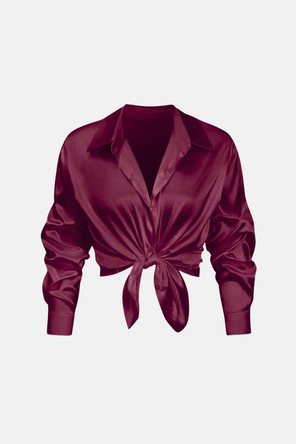 Lexie | Elegant blouse dames top satijn strik