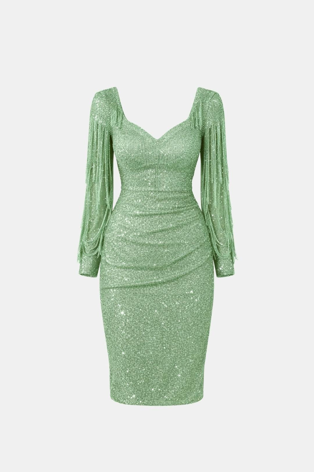 Lorena | Elegant Midi Pailletten Dress Avond Outfit