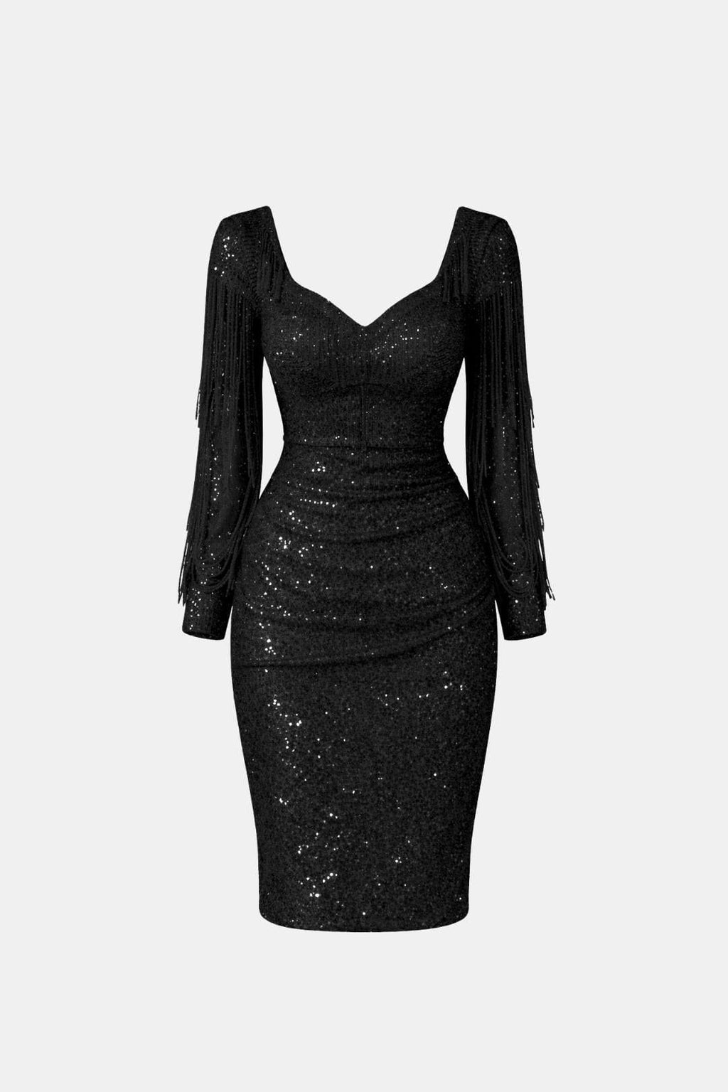 Lorena | Elegant Midi Pailletten Dress Avond Outfit
