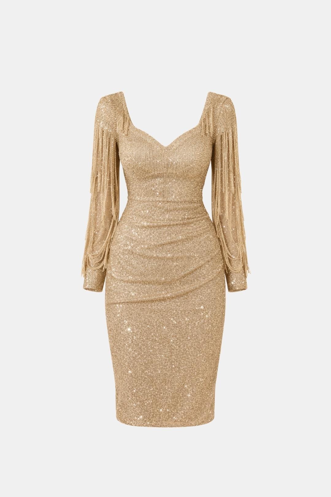 Lorena | Elegant Midi Pailletten Dress Avond Outfit