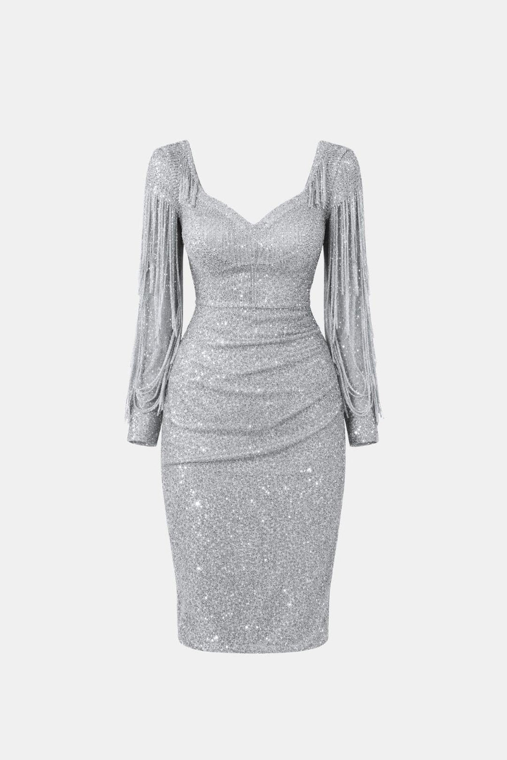 Lorena | Elegant Midi Pailletten Dress Avond Outfit