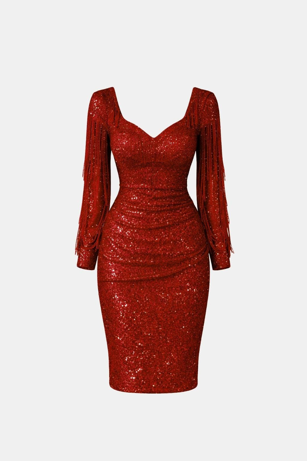 Lorena | Elegant Midi Pailletten Dress Avond Outfit
