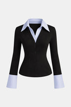 Lorina | Stijlvol blouse dames top formeel klassiek