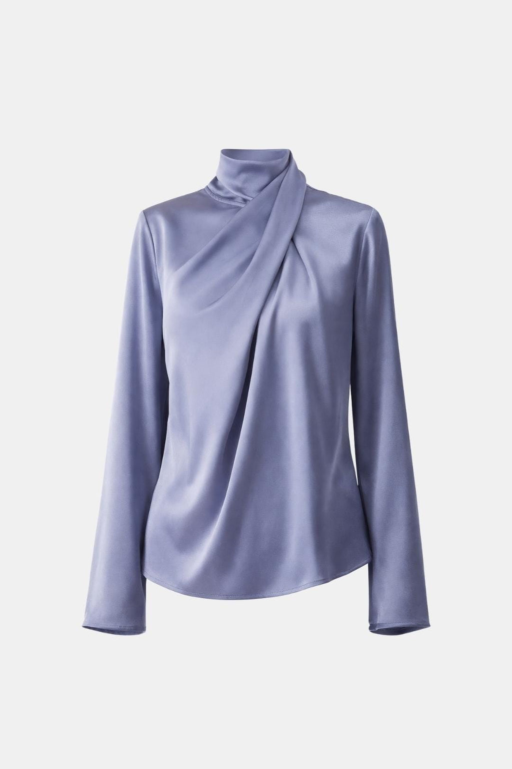 Lysara | Chic Blouse Dames Top Glanzend Col