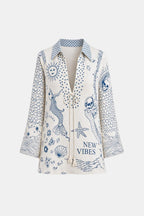 Maeve | Chic blouse dames top print vakantie