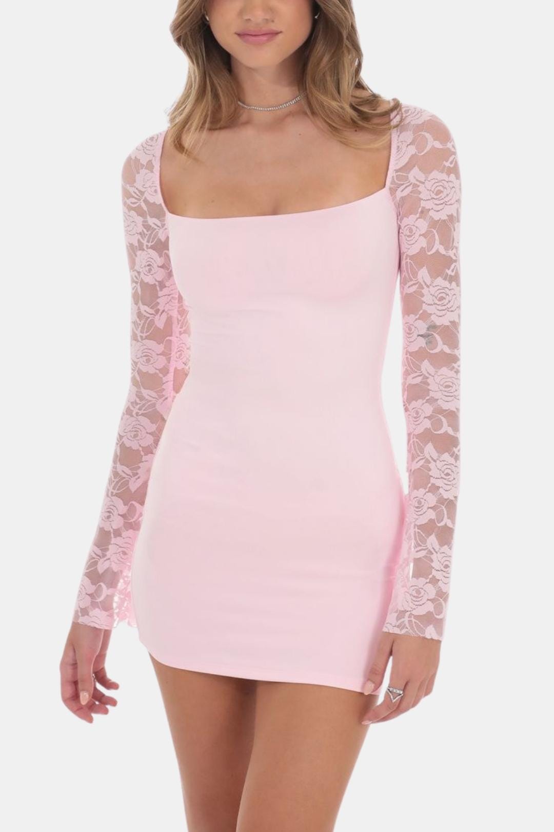 Maribel | Sexy Mini Bodycon Dress Kanten Look