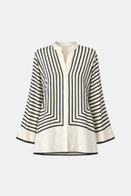 Navira | Luchtige blouse voor dames, gestreepte oversized top