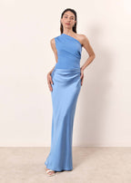 Beatrice | Eén schouder maxi jurk elegant avond