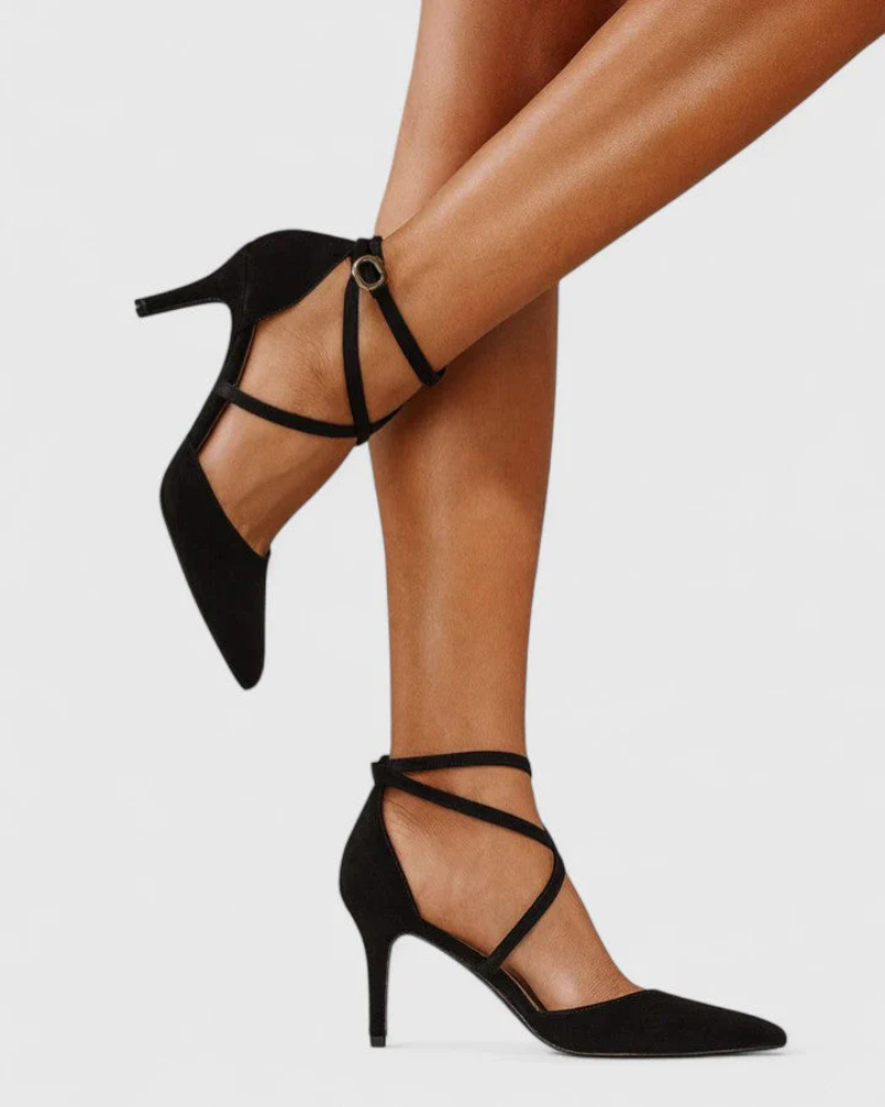 Mila | Chic pumps dames bandjes hakken klassiek