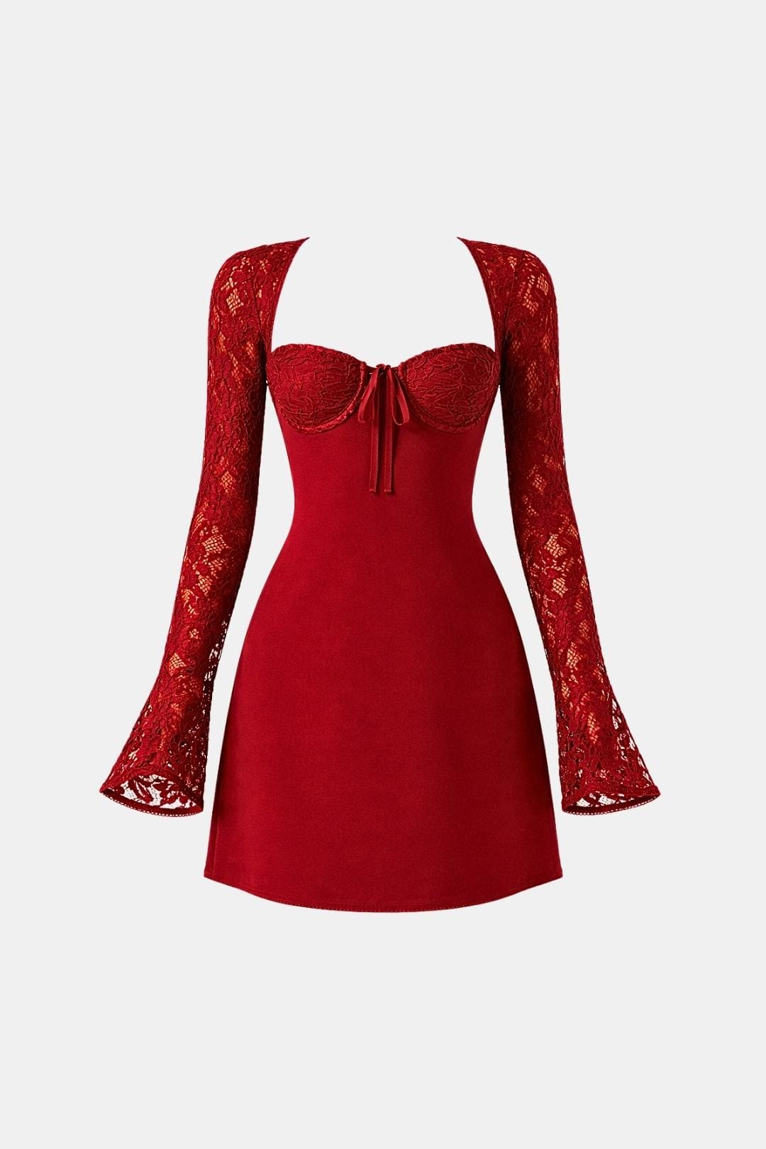 Orelia | Elegante mini-kanten jurk – feestelijke outfit