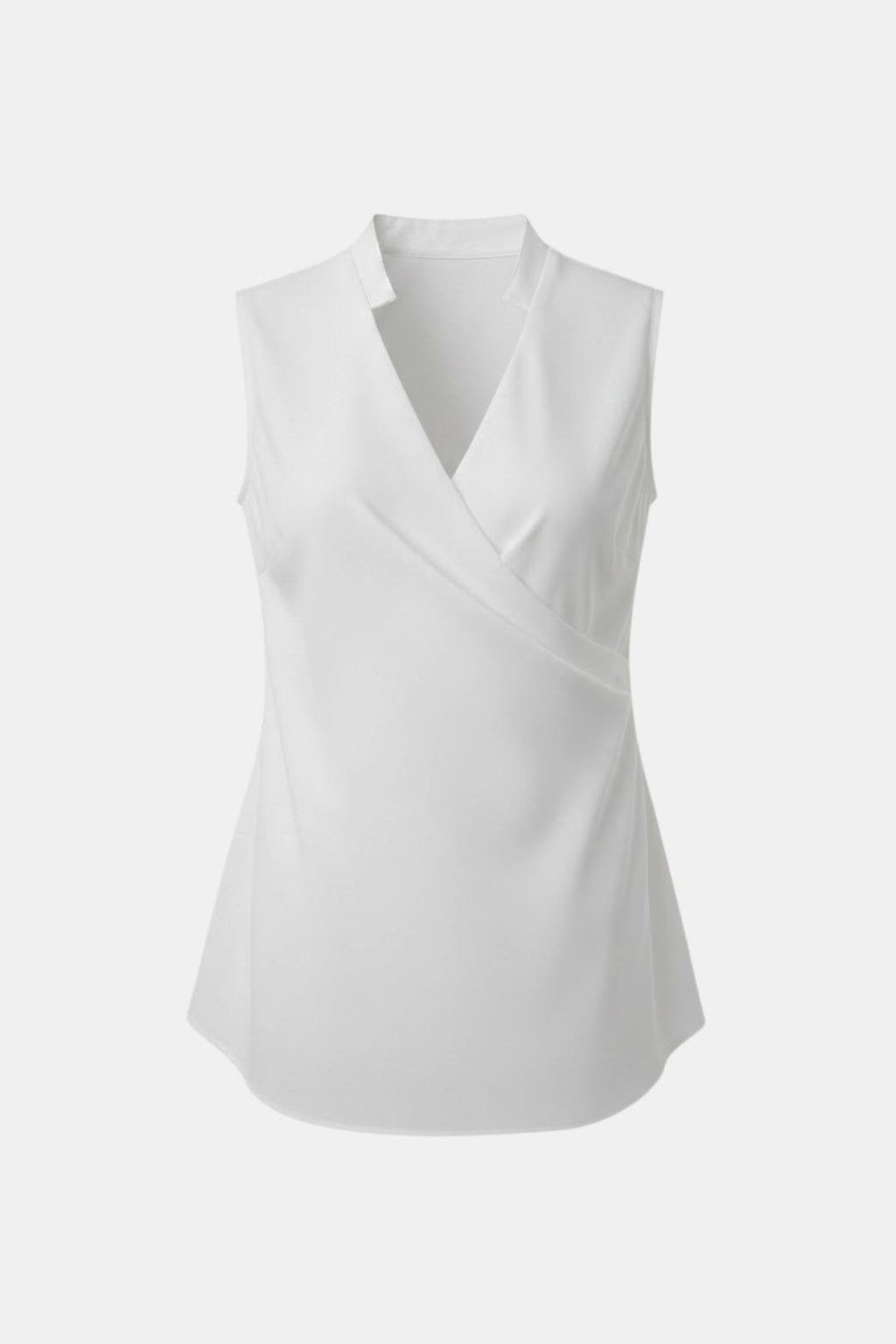 Peggy | Elegant mouwloze blouse dames top zakelijk