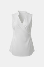 Peggy | Elegant mouwloze blouse dames top zakelijk