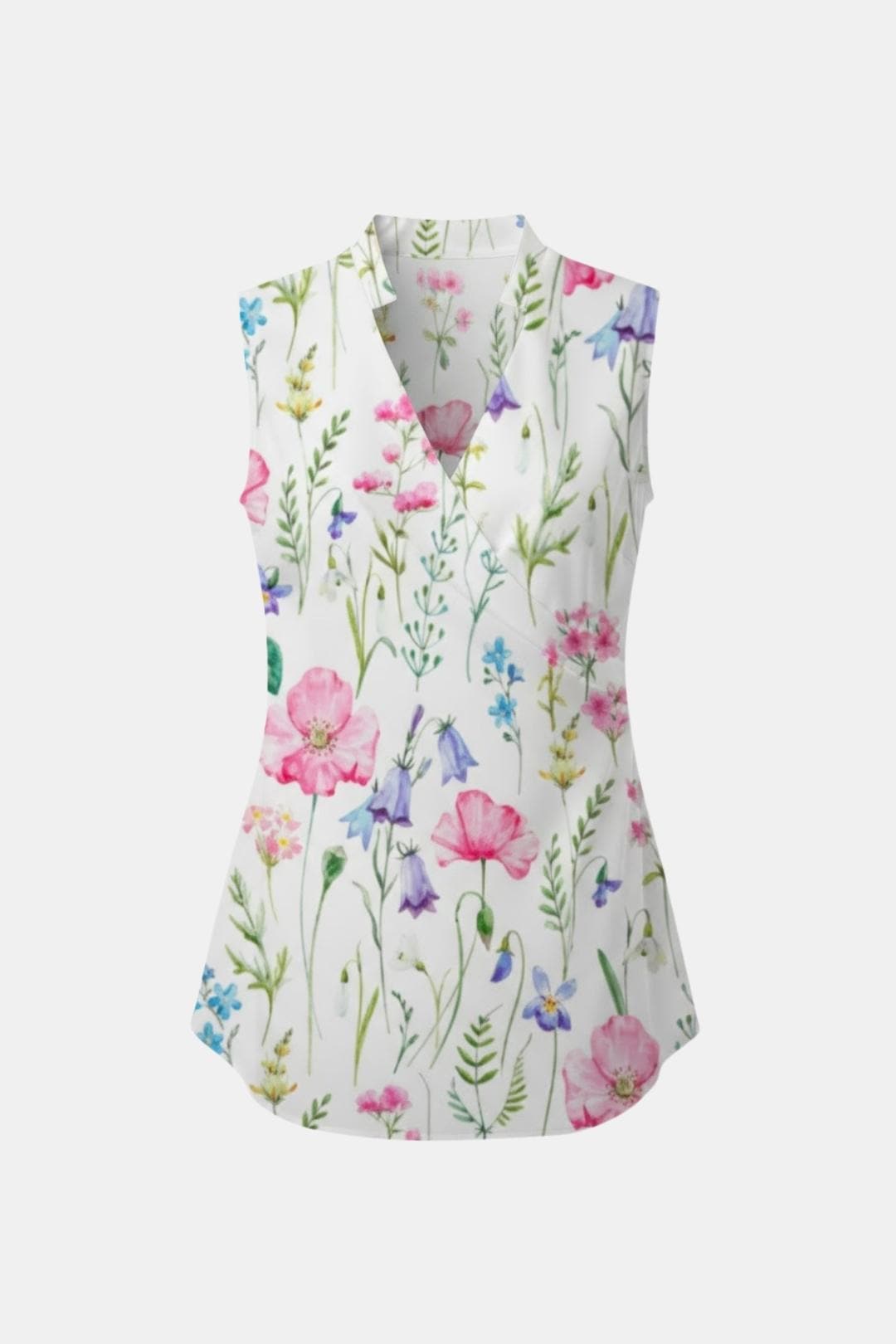 Peggy | Elegant mouwloze blouse dames top zakelijk