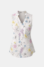 Peggy | Elegant mouwloze blouse dames top zakelijk