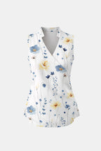 Peggy | Elegant mouwloze blouse dames top zakelijk