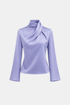Ravella | Elegant blouse dames top col gedrapeerd