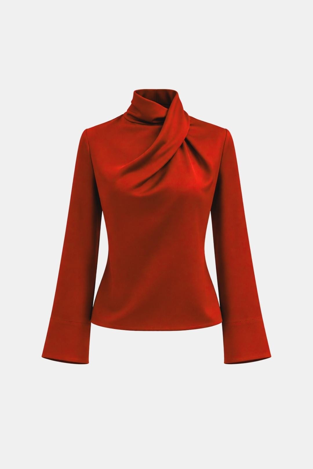 Ravella | Elegant blouse dames top col gedrapeerd