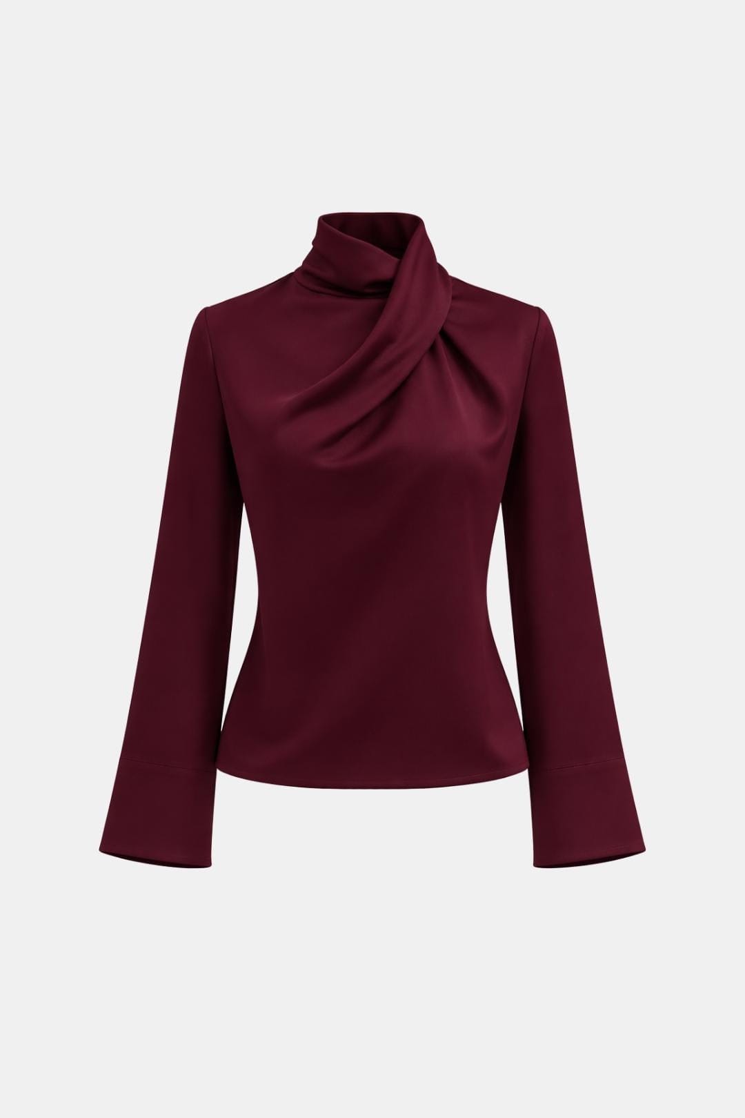 Ravella | Elegant blouse dames top col gedrapeerd