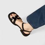 Deliane | Elegant platte sandalen dames bandjes schoenen