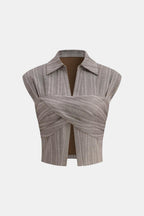 Saelia | Elegant Blouse Dames Top Overslag Stijlvol