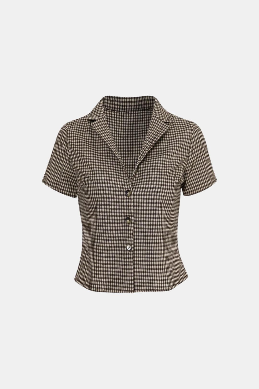 Sariva | Chic blouse dames top print getailleerd
