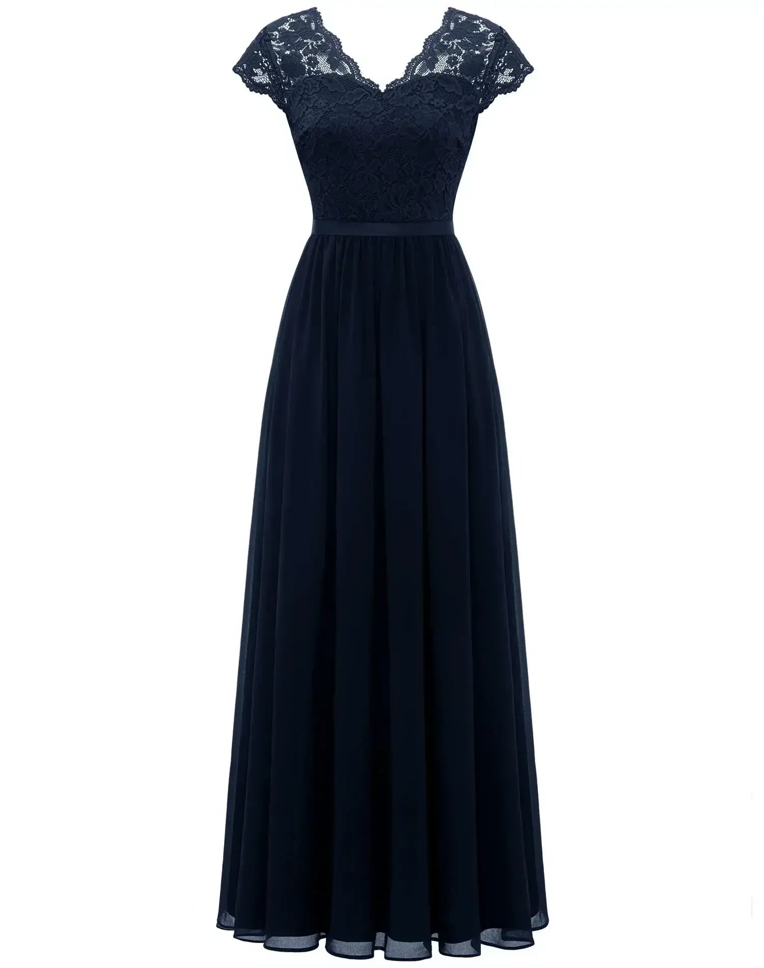Diane | Elegante kanten maxi jurk bruiloft avond