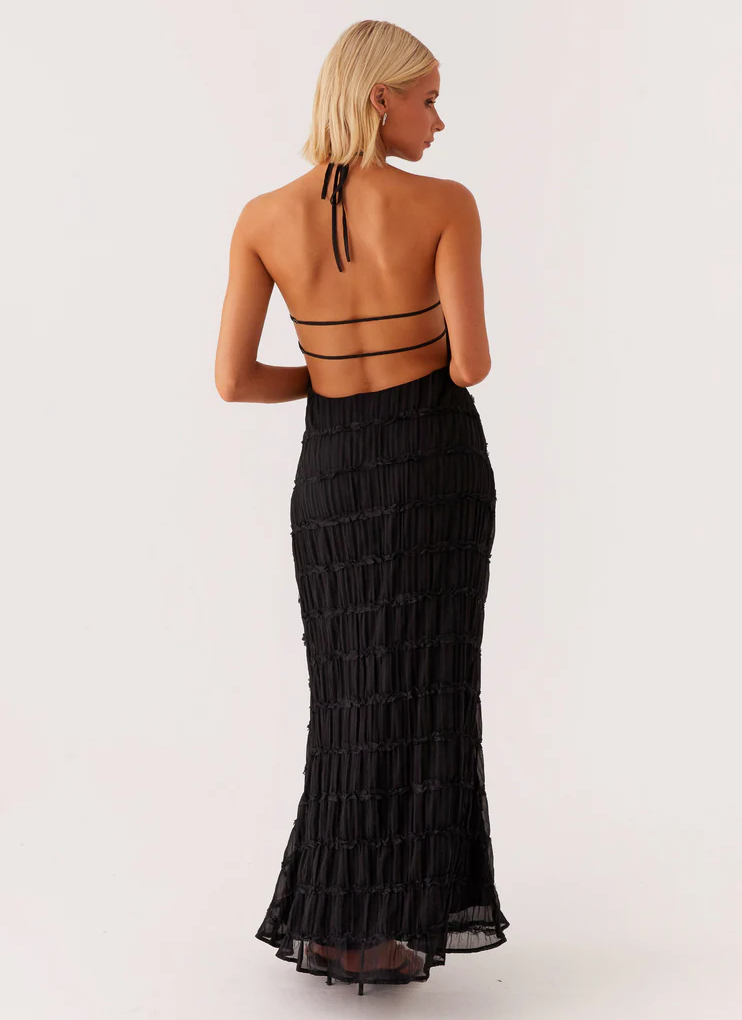 Jolene | Elegante halter maxi jurk zomers bruiloft