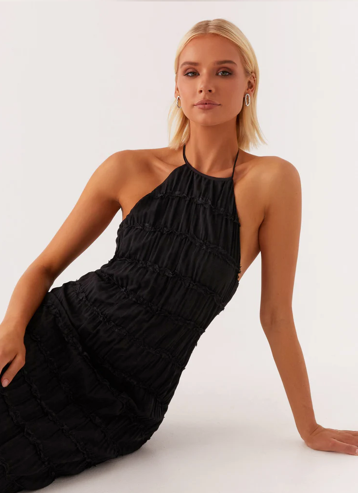 Jolene | Elegante halter maxi jurk zomers bruiloft