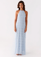 Jolene | Elegante halter maxi jurk zomers bruiloft