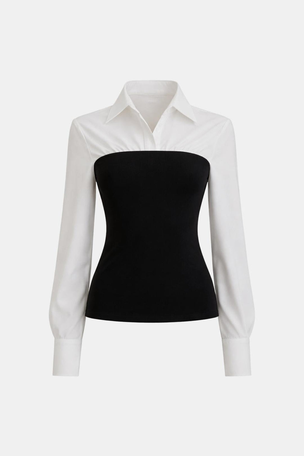Serava | Elegante Damesblouse Met Strapless Look