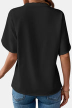 Serenya | Comfortabel blouse dames top v hals casual