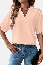 Serenya | Comfortabel blouse dames top v hals casual