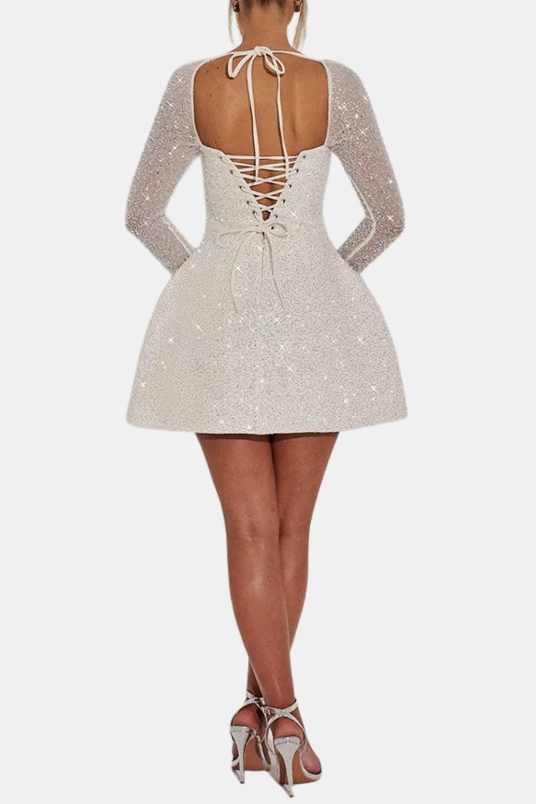 Sevyn | Elegante mini-corsetjurk met glitters