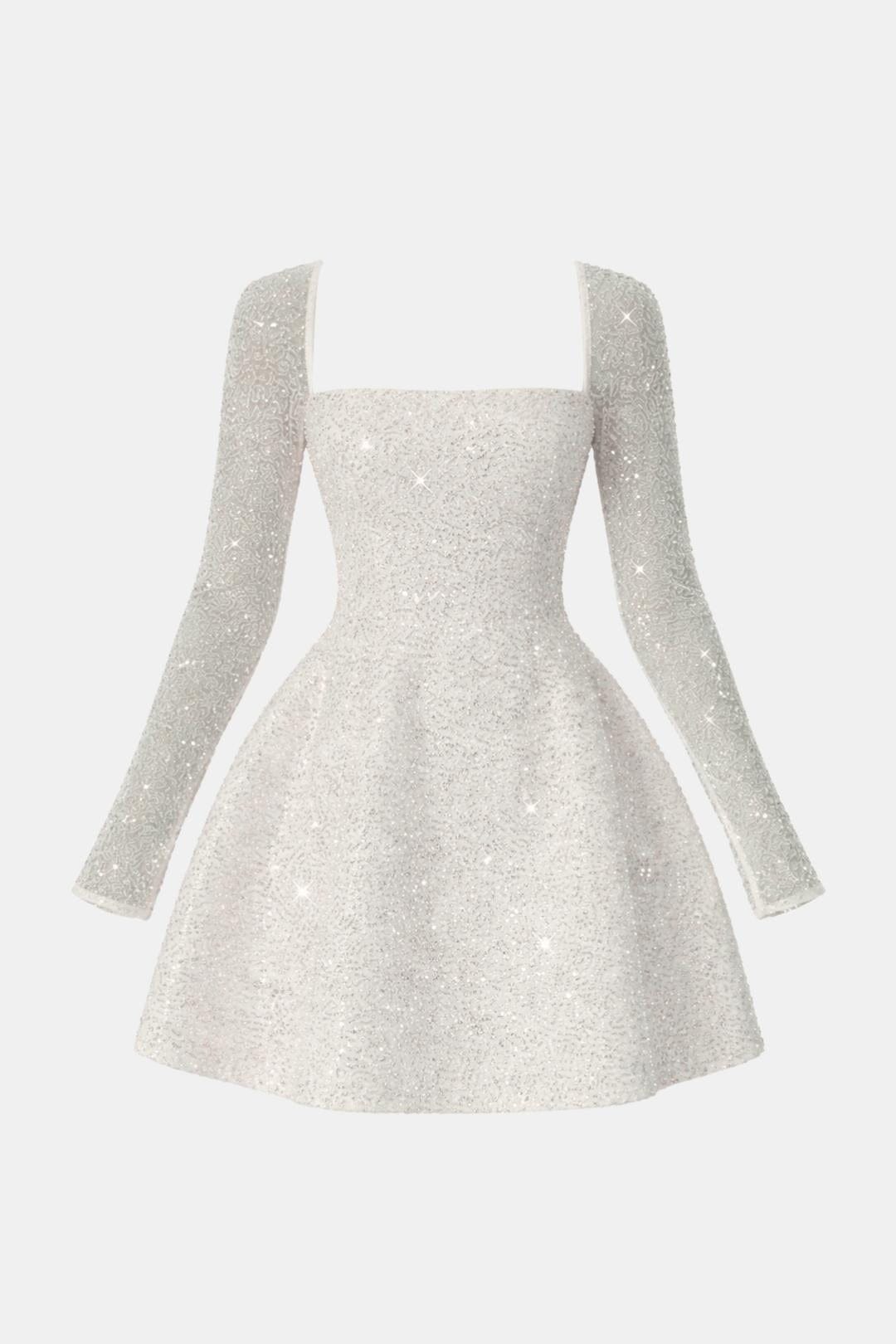 Sevyn | Elegante mini-corsetjurk met glitters