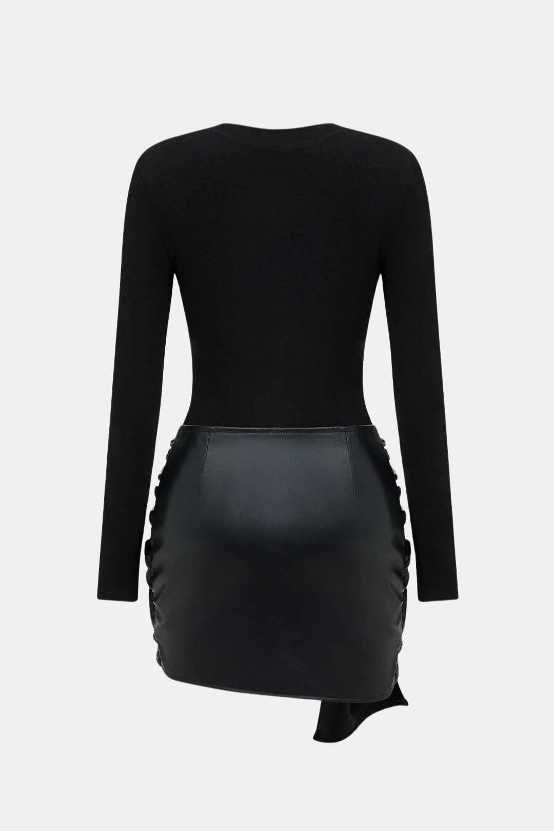 Shaira | Chic Mini Jurk Aansluitend Rok Set