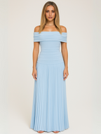 Arden | Plissé maxi jurk elegant bruiloft