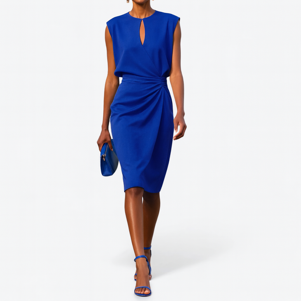 Kathy | Elegant getailleerde jurk bruiloft chic