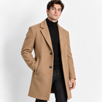 Men’s Slim Fit Mid-Length Trench Coat