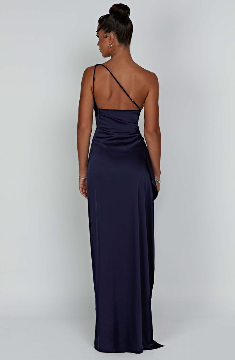 Celeste | Satijnen één schouder bodycon jurk elegant