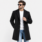 Men’s Classic Slim Fit Long Trench Coat