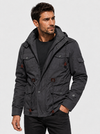 Men’s Fleece Hooded Jacket – Warm, Windproof & Functional