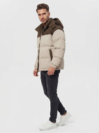 Men’s Warm Hooded Winter Jacket – Thickened Windproof Casual Outerwear