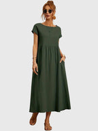 Giselle | luchtige casual midi jurk zomer