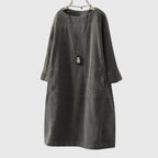 Grace | zachte losvallende midi jurk casual