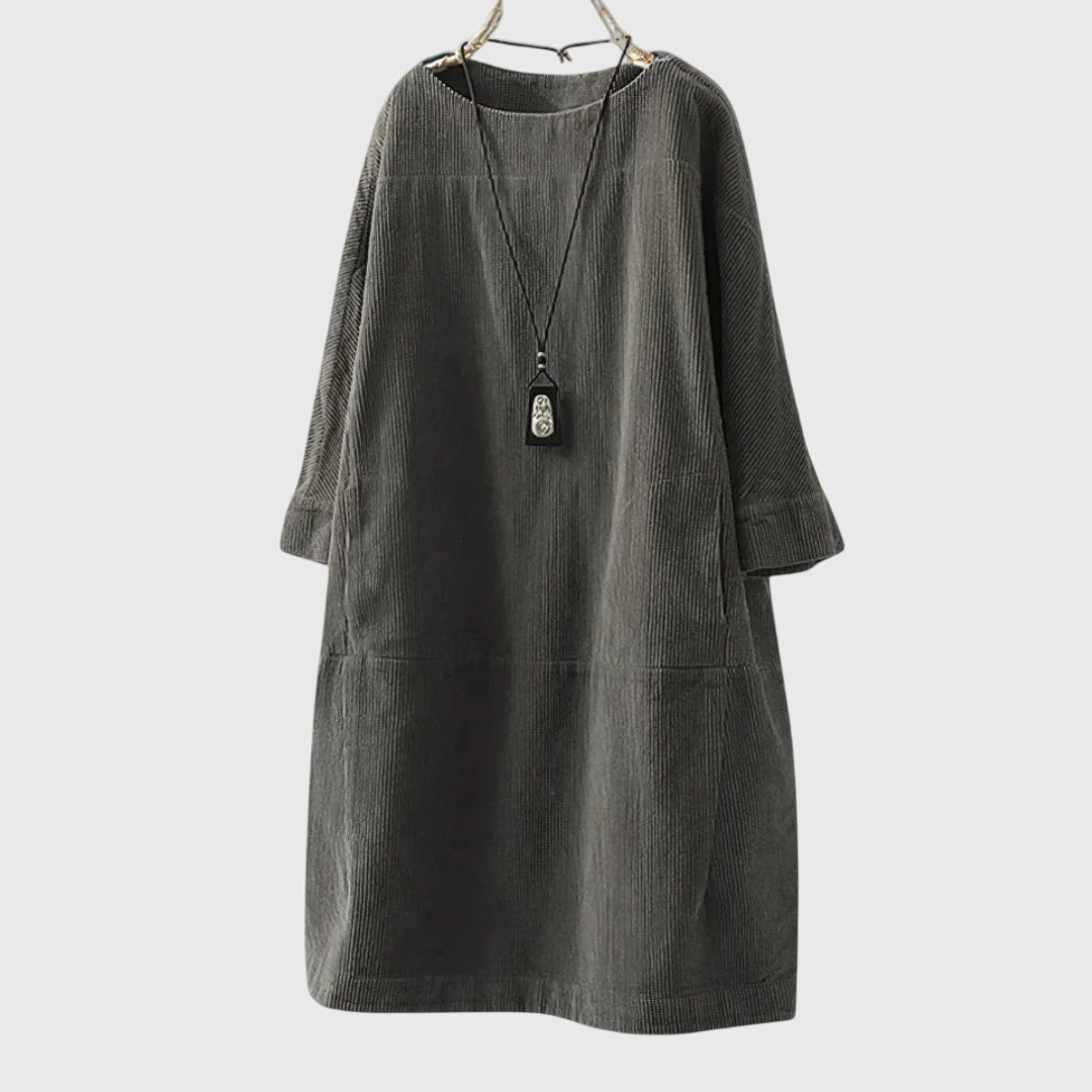 Grace | zachte losvallende midi jurk casual