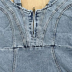Kyomi | jeansjurk verstelbare bandjes denim casual