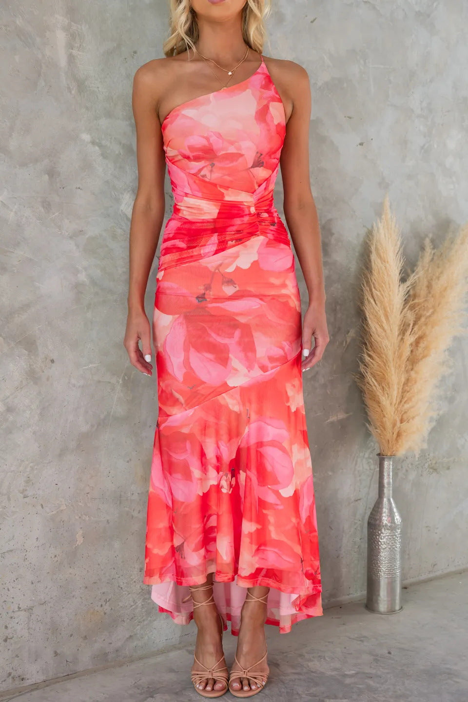 Solange | Bloemen zomerjurk vloeiend elegant casual